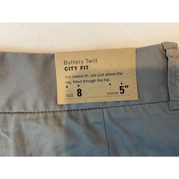 NWT J. Crew Womens Broken-in Chino Shorts 21760SP 100% Cotton City Fit Gray SZ 8 - Picture 3 of 10